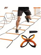 8 Lépcsős Agility Edző Létra Gyorsaság és Ügyesség Fejlesztéséhez