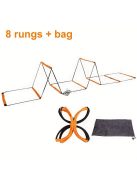 8 Lépcsős Agility Edző Létra Gyorsaság és Ügyesség Fejlesztéséhez