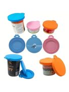 Univerzális szilikon konzervfedő állateledel tárolásához, légmentes záródás