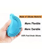 Univerzális szilikon konzervfedő állateledel tárolásához, légmentes záródás