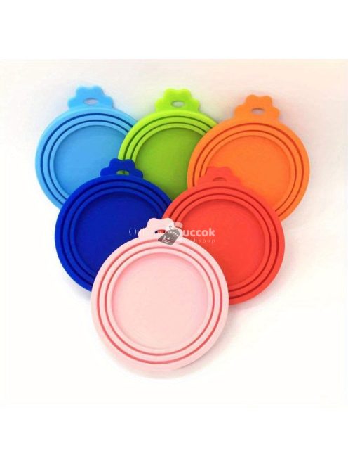 Univerzális szilikon konzervfedő állateledel tárolásához, légmentes záródás