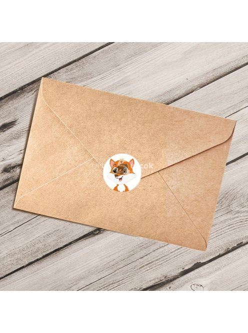 500 db-os Állatos Matrica Tekercs Gyerekeknek és Kreatív Projektekhez