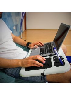   Laptop Notebook Asztal Beépített Hűtőpaddal és Laptop Hűtő Funkcióval