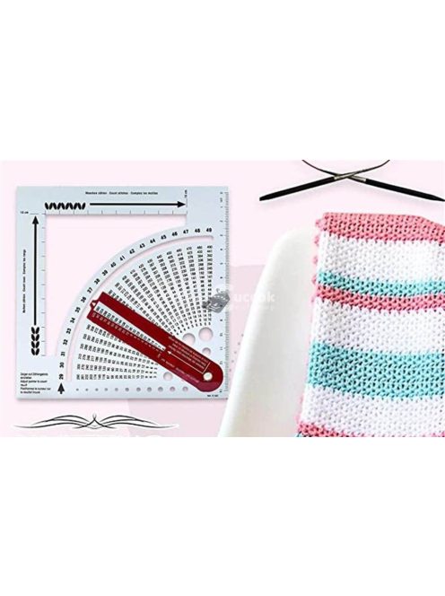 Kötésminta Kalkulátor és Kötőtű Mérce Kézimunka Segédeszköz