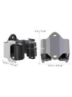   Fali Takarítóeszköz Tartó Rendszer - Praktikus Tárolás Seprűk és Felmosók Számára