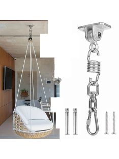  Függőágy és hinta forgatható horog - Stabil rögzítés kültéri és beltéri használatra