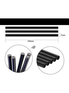   Fekete Ragasztórúd Készlet, 10 db - Kreatív és Ipari Felhasználásra