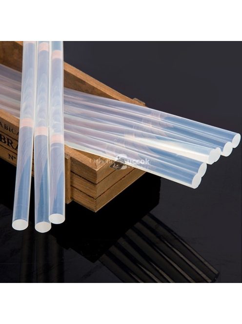 Fekete Ragasztórúd Készlet, 10 db - Kreatív és Ipari Felhasználásra