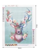 Gyémántszemes kirakó készlet (Malatec) - szarvas mintával, kreatív hobbi tevékenységhez