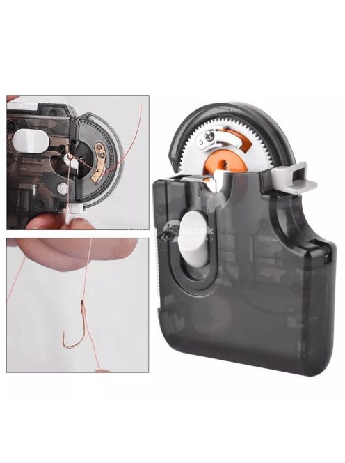 Elektromos horogkötő gép horgászathoz - Piros színű modell