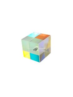   CMY színkeverésű, hatoldalú fényes prizma kocka dekorációs célokra