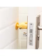 Szilikon Kilincsvédő Ajtóütközővel - Szürke, Ajtók Védelmére és Zajcsökkentésre