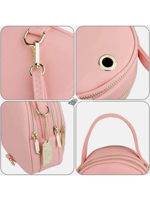 Kis női bőrtáska - fekete színű, elegáns mindennapi használatra