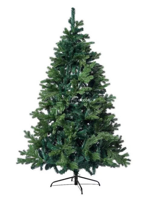 3D Műfenyő Karácsonyfa, Fém Talppal, 120 cm Magas