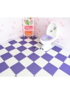 Csúszásgátló fürdőszobai szőnyeg - kék, biztonságos és kényelmes fürdőszobai használatra