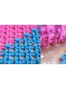 Csúszásgátló fürdőszobai szőnyeg - kék, biztonságos és kényelmes fürdőszobai használatra