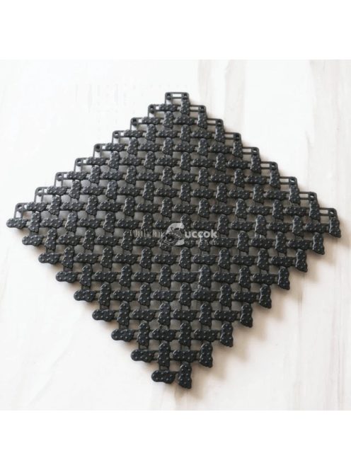 Csúszásgátló fürdőszobai szőnyeg - kék, biztonságos és kényelmes fürdőszobai használatra