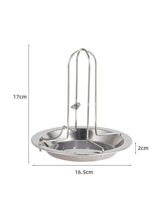 Rozsdamentes acél csirkesütő állvány grillezéshez és sütéshez