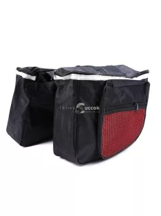   Dupla kerékpártáska - Kétoldalas, vízálló tároló táska biciklihez