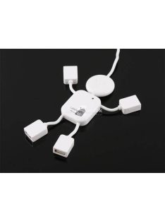   4 portos USB elosztó, emberke formájú, praktikus számítógép-kiegészítő