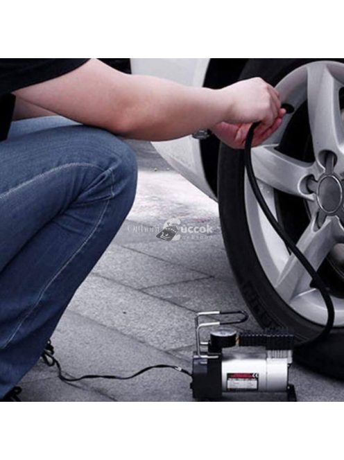12V Elektromos Autó Kompresszor - Gyors Gumiabroncs Felfújásához