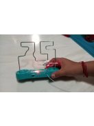 Kék színű vonalvezető labirintus készségfejlesztő játék gyerekeknek