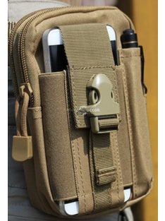   Katonai stílusú, kekizöld övtáska és deréktáska többfunkciós használatra