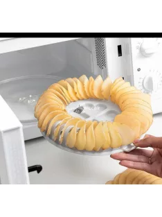   InnovaGoods Chips Készítő Készlet Mikrofalú Sütőhöz, Egészséges Snack Készítésére