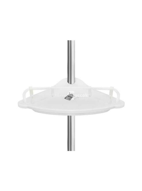 Állítható teleszkópos fürdőszoba sarokpolc tárolóállvány