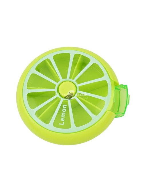 Citrom formájú kör alakú forgó gyógyszertároló szervező