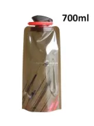 Összehajtható Kék Vizes Palack Utazáshoz, 700 ml Kapacitással