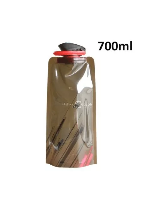 Összehajtható Kék Vizes Palack Utazáshoz, 700 ml Kapacitással