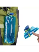Összehajtható Kék Vizes Palack Utazáshoz, 700 ml Kapacitással