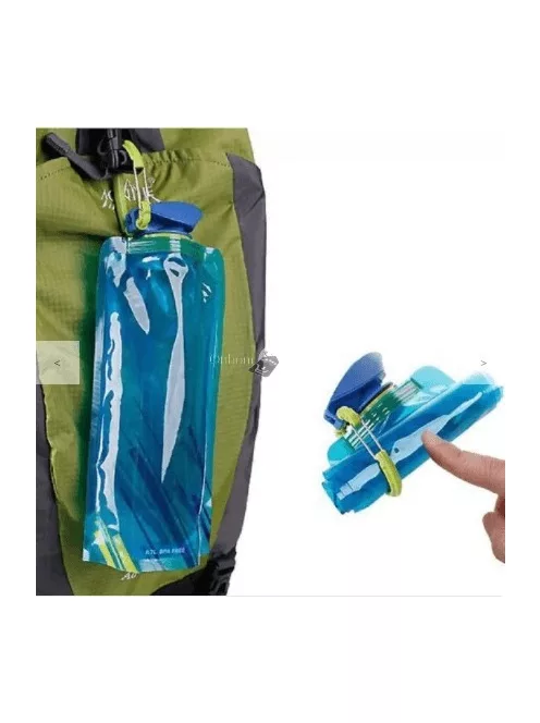 Összehajtható Kék Vizes Palack Utazáshoz, 700 ml Kapacitással