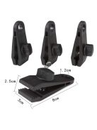 Sátorrögzítő csipesz készlet (5 darab, tartós és erős sátorponyva rögzítéshez)