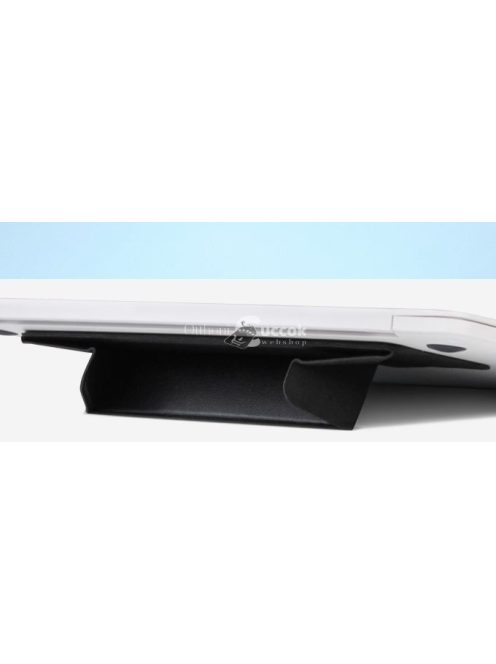 Hordozható, összecsukható, ergonomikus laptop állvány Fekete - Ideális irodai és otthoni használatra