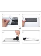 Hordozható, összecsukható, ergonomikus laptop állvány Fekete - Ideális irodai és otthoni használatra