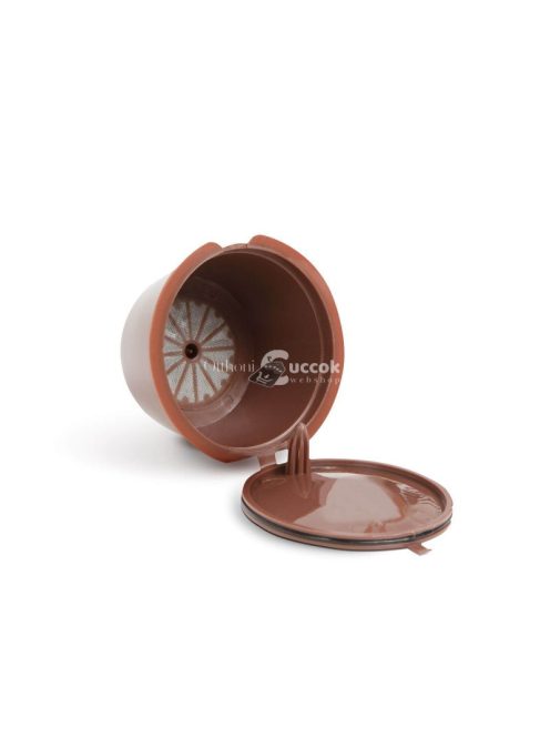 Újratölthető műanyag kávékapszula szett Dolce Gusto gépekhez, 5 darabos készlet