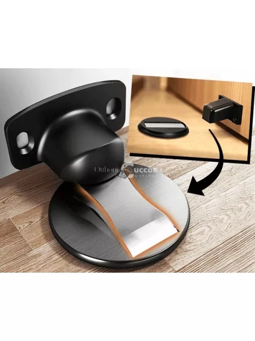 Elegáns mágneses ajtóütköző - diszkrét és erős ajtótartó megoldás