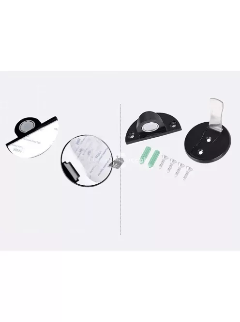 Elegáns mágneses ajtóütköző - diszkrét és erős ajtótartó megoldás