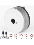 X-TIGER USB újratölthető kerékpár hátsó lámpa - fekete, biztonságos éjszakai kerékpározáshoz