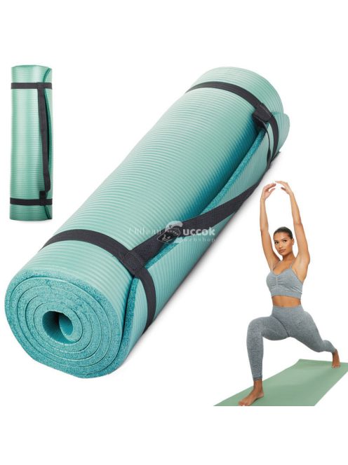 Prémium minőségű jógaszőnyeg és fitness szőnyeg (180x60 cm) edzéshez és relaxációhoz
