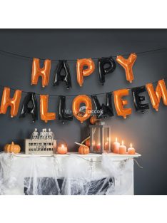   Halloween-i lufi dekorációs szett - "Happy Halloween" felirattal és rögzítő szalaggal