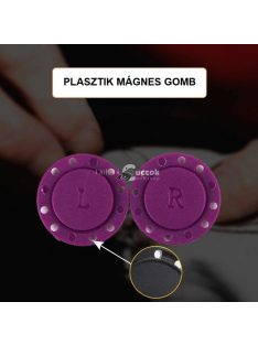   Bézs színű láthatatlan műanyag mágneses gomb helyettesítő rögzítőelem