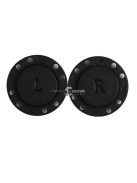 Bézs színű láthatatlan műanyag mágneses gomb helyettesítő rögzítőelem