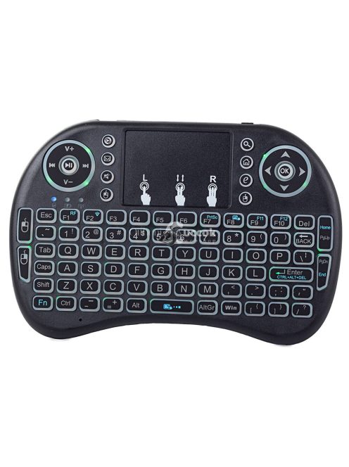 Vezeték nélküli mini billentyűzet USB stick csatlakozással, kompakt és hordozható kialakítással