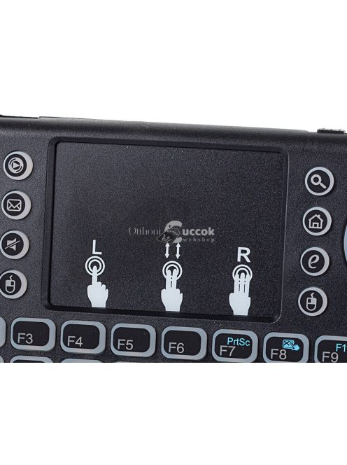 Vezeték nélküli mini billentyűzet USB stick csatlakozással, kompakt és hordozható kialakítással