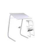 Összecsukható étkezőasztal és laptopasztal többfunkciós használatra