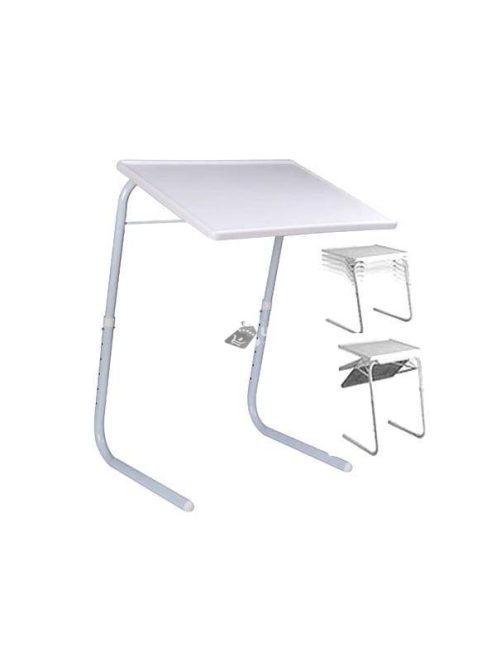 Összecsukható étkezőasztal és laptopasztal többfunkciós használatra