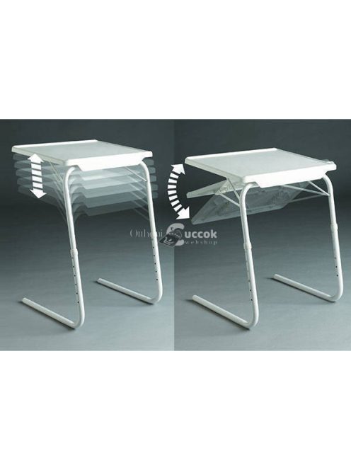 Összecsukható étkezőasztal és laptopasztal többfunkciós használatra